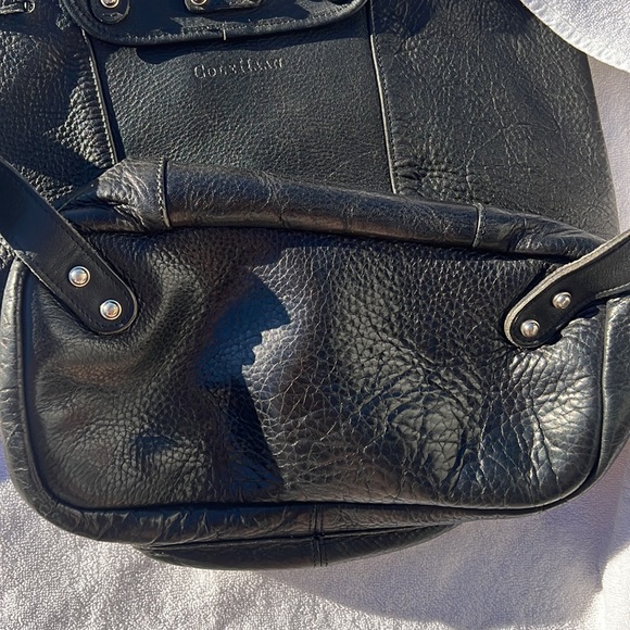 Black leather Cole Haan backpack - Picture 10 of 15